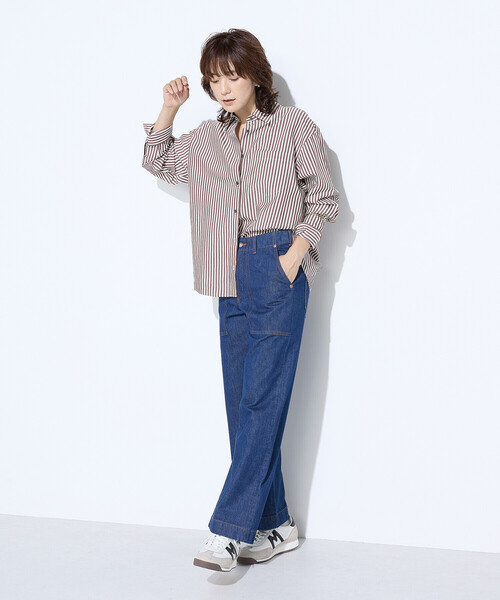 COMME CA Wardrobe(コムサワードローブ)の「〔 +サイズ 〕12.5oz デニム パンツ(デニムパンツ・レディース・ネイビー・15号/13号)」の15枚目の写真