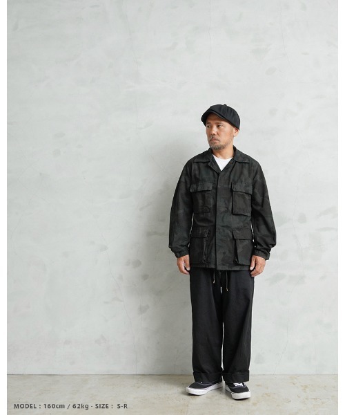 MILITARY(ミリタリー)の「実物 新品 デッドストック 米軍 BDU WOODLAND CAMO ジャケット 前期型 ノンリップ BLACK染め(ミリタリージャケット・メンズ・ブラック系その他・S-Regular)」の11枚目の写真