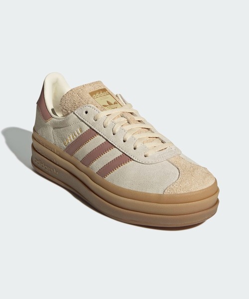 adidas(アディダス)の「ガゼル / Gazelle / GAZELLE BOLD / 厚底スニーカー / アディダスオリジナルス adidas Originals(スニーカー・レディース・ホワイト系その他4・22.0cm/23.5cm/23.0cm/22.5cm/27.0cm/26.5cm/26.0cm/25.5cm/25.0cm/28.0cm/24.5cm/24.0cm/27.5cm)」の4枚目の写真