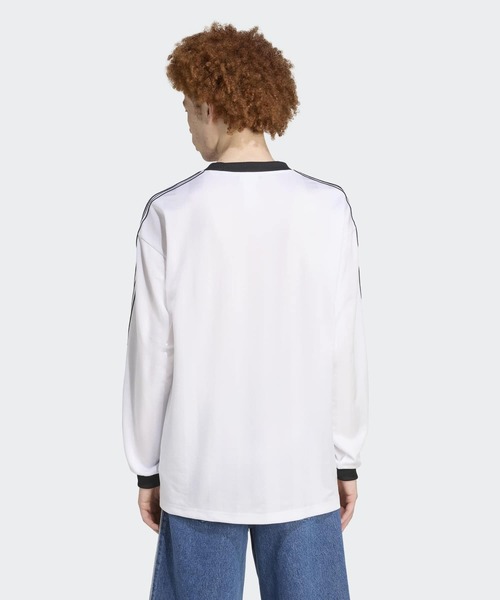 adidas(アディダス)の「長袖ジャージー / ロンT / アディダスオリジナルス adidas Originals(Tシャツ/カットソー・メンズ・ホワイト・XX-LARGE/3XL/MEDIUM/SMALL/X-LARGE/X-SMALL/LARGE)」の2枚目の写真