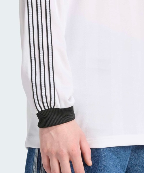 adidas(アディダス)の「長袖ジャージー / ロンT / アディダスオリジナルス adidas Originals(Tシャツ/カットソー・メンズ・ホワイト・XX-LARGE/3XL/MEDIUM/SMALL/X-LARGE/X-SMALL/LARGE)」の4枚目の写真