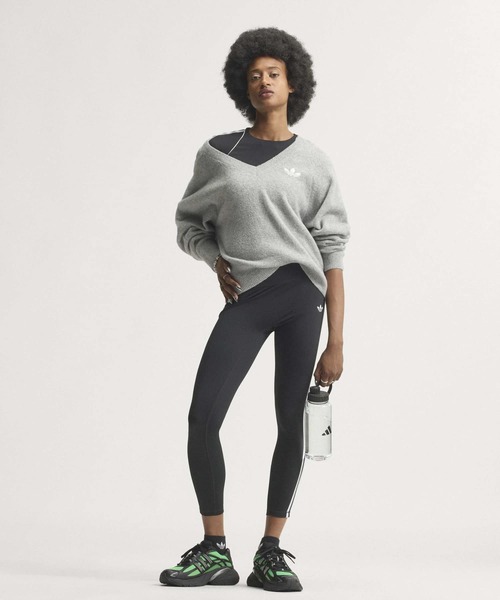 adidas by Stella McCartney（アディダスバイステラマッカートニー）の「アディダス オリジナルス スポーツ SST 7/8丈 レギンス / アディダス adidas（レギンス/スパッツ・レディース・ブラック・SMALL/MEDIUM/LARGE/X-LARGE/XX-LARGE/X-SMALL/3XL）」の2枚目の写真