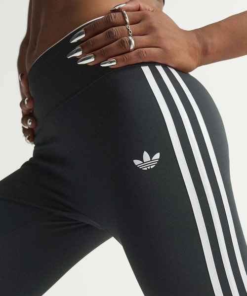 adidas by Stella McCartney（アディダスバイステラマッカートニー）の「アディダス オリジナルス スポーツ SST 7/8丈 レギンス / アディダス adidas（レギンス/スパッツ・レディース・ブラック・SMALL/MEDIUM/LARGE/X-LARGE/XX-LARGE/X-SMALL/3XL）」の4枚目の写真