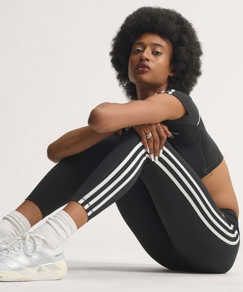 adidas by Stella McCartney（アディダスバイステラマッカートニー）の「アディダス オリジナルス スポーツ SST 7/8丈 レギンス / アディダス adidas（レギンス/スパッツ・レディース・ブラック・SMALL/MEDIUM/LARGE/X-LARGE/XX-LARGE/X-SMALL/3XL）」の6枚目の写真