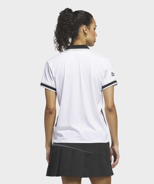 adidas(アディダス)の「クライマクール 半袖ポロシャツ【adidas Golf/アディダスゴルフ】(ポロシャツ・レディース・ホワイト・X-SMALL/X-LARGE/SMALL/MEDIUM/LARGE/XX-LARGE)」の2枚目の写真