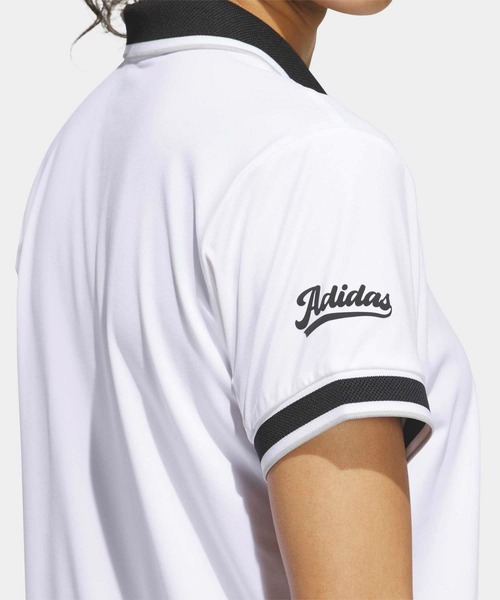 adidas(アディダス)の「クライマクール 半袖ポロシャツ【adidas Golf/アディダスゴルフ】(ポロシャツ・レディース・ホワイト・X-SMALL/X-LARGE/SMALL/MEDIUM/LARGE/XX-LARGE)」の4枚目の写真