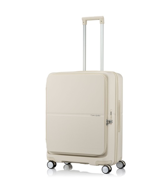 Samsonite(サムソナイト)の「サムソナイト FLATFORM スピナー 66/24 エキスパンダー FT アイボリー(スーツケース/キャリーバッグ・メンズ・アイボリー・M)」の1枚目の写真