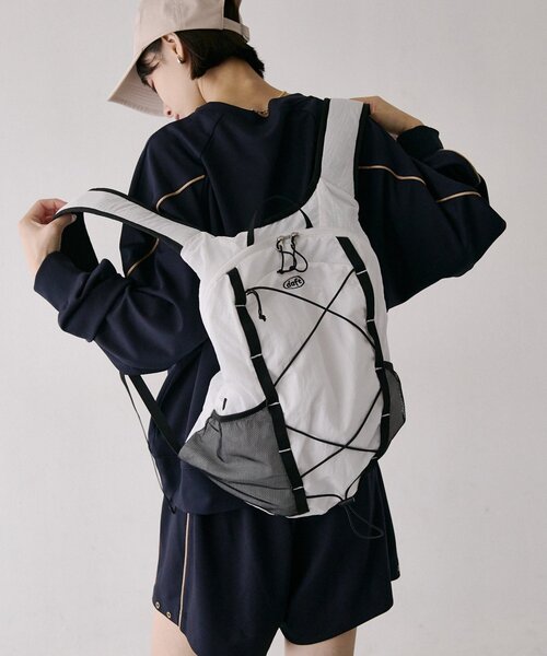 COLONY 2139（コロニートゥーワンスリーナイン）の「【UNISEX/新色追加/超軽量】撥水リップドロストバックパック（バックパック/リュック・レディース・ホワイト/ブラック/ブルー/ブラウン・FREE）」の21枚目の写真