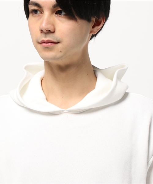 Lui's（ルイス）の「Lui's(ルイス) 強撚裏毛ロングパーカー（パーカー・メンズ・ホワイト/グレー/ブラック・SMALL/MEDIUM）」の6枚目の写真