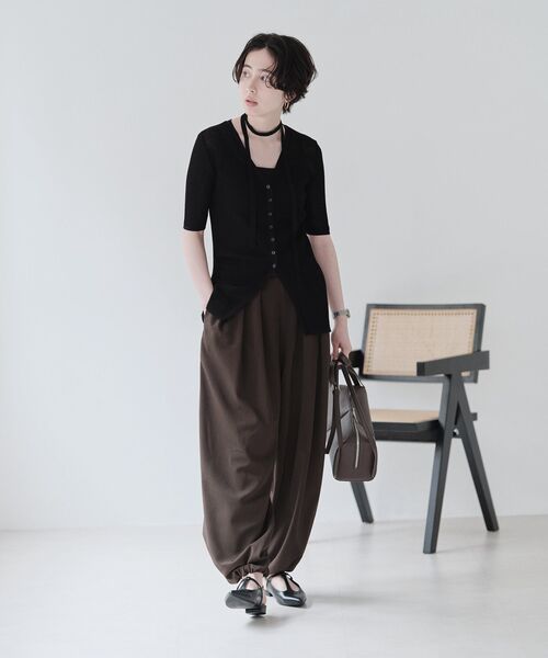Green Parks(グリーンパークス)の「バルーンパンツ(その他パンツ・レディース・ベージュ/カーキ/ブラック・FREE)」の4枚目の写真