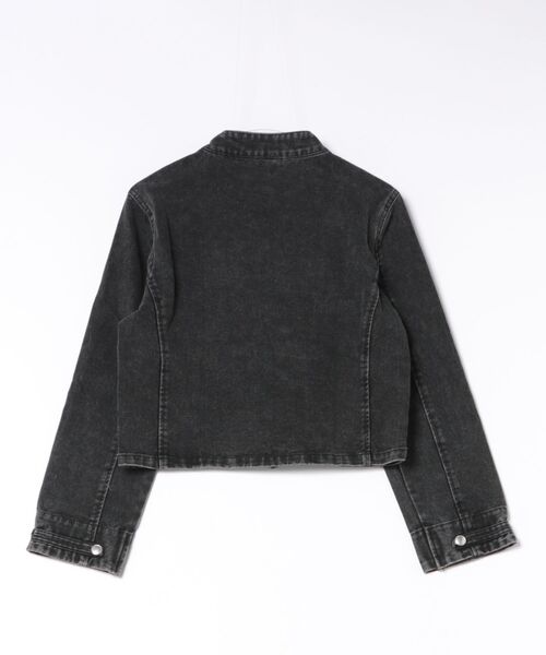 LAC-VERT(ラック・ヴェール)の「ナポレオンジャケット(デニムジャケット・レディース・ブラック・LARGE/MEDIUM)」の7枚目の写真