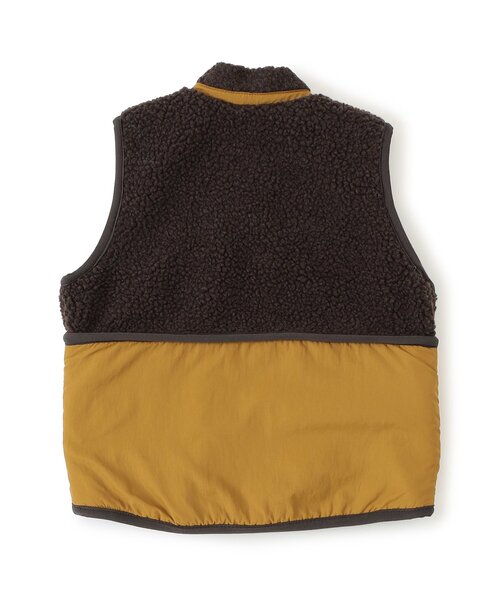 F.O.KIDS(エフオーキッズ)の「リバーシブルベスト(ベスト・キッズ・ブラウン/エメラルド/アイボリー/グレー・110/100/90/80/150/140/130/120)」の5枚目の写真