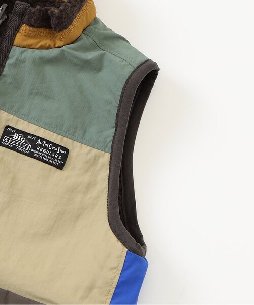 F.O.KIDS(エフオーキッズ)の「リバーシブルベスト(ベスト・キッズ・ブラウン/エメラルド/アイボリー/グレー・110/100/90/80/150/140/130/120)」の15枚目の写真