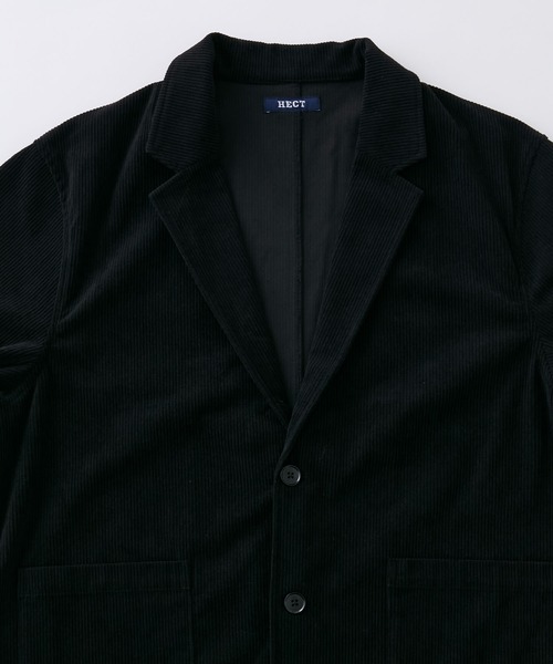 HECT(ヘクト)の「【HECT】Relaxed Fit Corduroy Setup / リラックスフィット コーデュロイセットアップ テーラードジャケット&ワイドパンツ<UVカット・イージーケア・保温>(セットアップ・メンズ・ダークブラウン/カーキ/ベージュ/ブラック・S/M/L)」の7枚目の写真