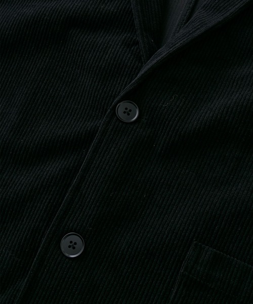 HECT(ヘクト)の「【HECT】Relaxed Fit Corduroy Setup / リラックスフィット コーデュロイセットアップ テーラードジャケット&ワイドパンツ<UVカット・イージーケア・保温>(セットアップ・メンズ・ダークブラウン/カーキ/ベージュ/ブラック・S/M/L)」の9枚目の写真