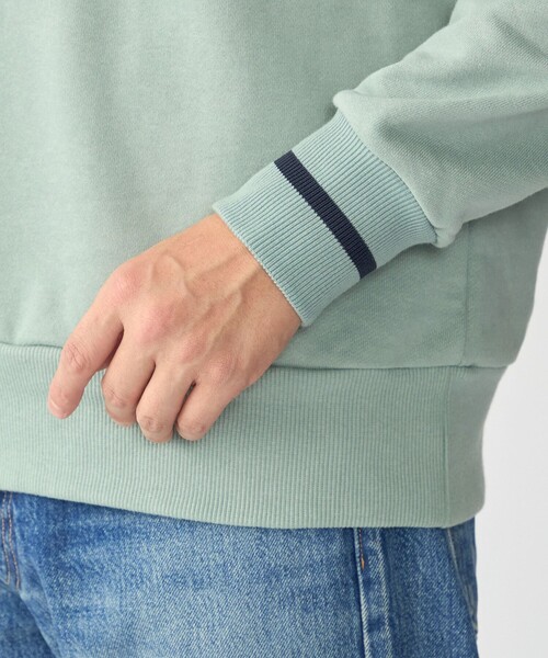FRED PERRY(フレッドペリー)の「【SHIPS別注】FRED PERRY: ハーフジップ スウェット(スウェット・メンズ・ブラック/ブラウン/サックスブルー・SMALL/MEDIUM/LARGE/X-LARGE)」の17枚目の写真
