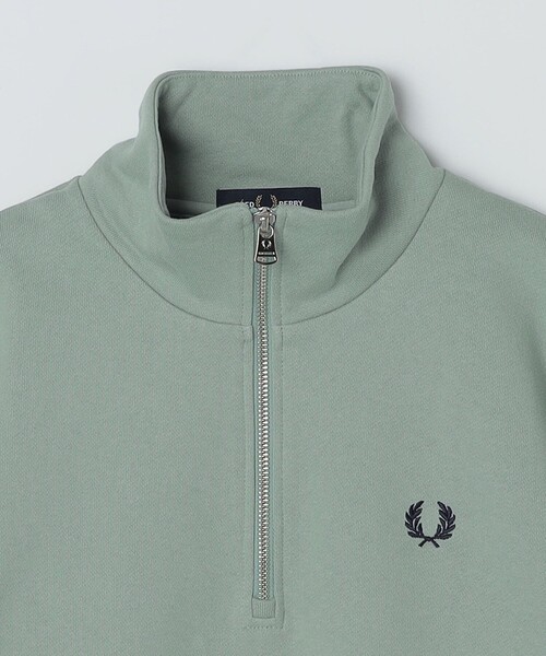 FRED PERRY(フレッドペリー)の「【SHIPS別注】FRED PERRY: ハーフジップ スウェット(スウェット・メンズ・ブラック/ブラウン/サックスブルー・SMALL/MEDIUM/LARGE/X-LARGE)」の20枚目の写真