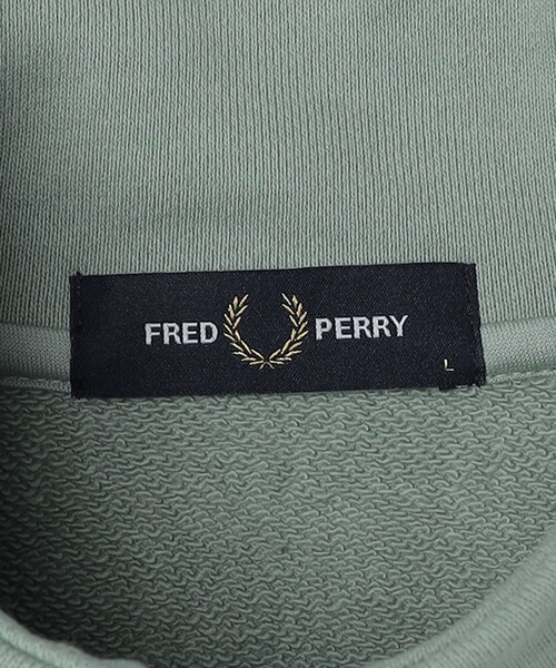 FRED PERRY(フレッドペリー)の「【SHIPS別注】FRED PERRY: ハーフジップ スウェット(スウェット・メンズ・ブラック/ブラウン/サックスブルー・SMALL/MEDIUM/LARGE/X-LARGE)」の22枚目の写真