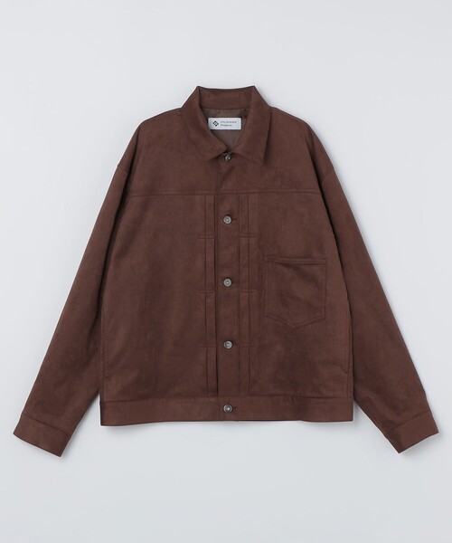 City Ambient Products(シティアンビエントプロダクツ)の「City Ambient Products: フェイクスエード(ポリエステル) G-JACKET(ブルゾン・メンズ・ライトブルー/ブラウン/チャコールグレー・SMALL/MEDIUM/LARGE)」の3枚目の写真