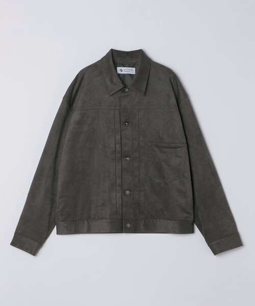 City Ambient Products(シティアンビエントプロダクツ)の「City Ambient Products: フェイクスエード(ポリエステル) G-JACKET(ブルゾン・メンズ・ライトブルー/ブラウン/チャコールグレー・SMALL/MEDIUM/LARGE)」の2枚目の写真
