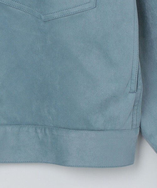 City Ambient Products(シティアンビエントプロダクツ)の「City Ambient Products: フェイクスエード(ポリエステル) G-JACKET(ブルゾン・メンズ・ライトブルー/ブラウン/チャコールグレー・SMALL/MEDIUM/LARGE)」の5枚目の写真