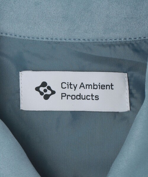 City Ambient Products(シティアンビエントプロダクツ)の「City Ambient Products: フェイクスエード(ポリエステル) G-JACKET(ブルゾン・メンズ・ライトブルー/ブラウン/チャコールグレー・SMALL/MEDIUM/LARGE)」の6枚目の写真