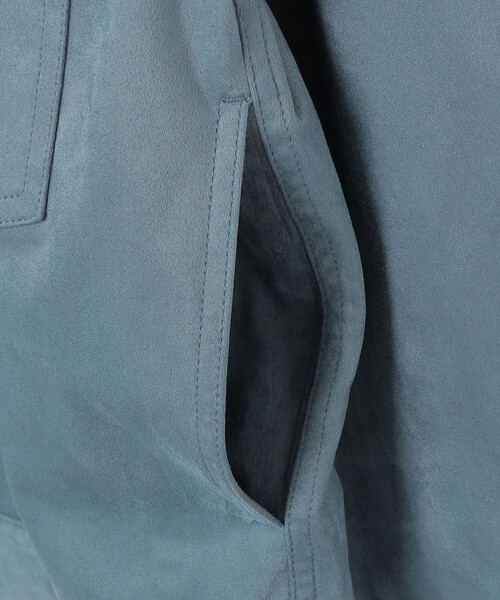 City Ambient Products(シティアンビエントプロダクツ)の「City Ambient Products: フェイクスエード(ポリエステル) G-JACKET(ブルゾン・メンズ・ライトブルー/ブラウン/チャコールグレー・SMALL/MEDIUM/LARGE)」の7枚目の写真