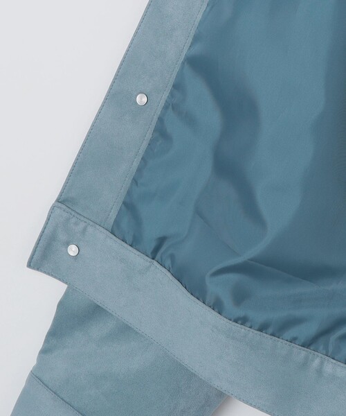 City Ambient Products(シティアンビエントプロダクツ)の「City Ambient Products: フェイクスエード(ポリエステル) G-JACKET(ブルゾン・メンズ・ライトブルー/ブラウン/チャコールグレー・SMALL/MEDIUM/LARGE)」の8枚目の写真