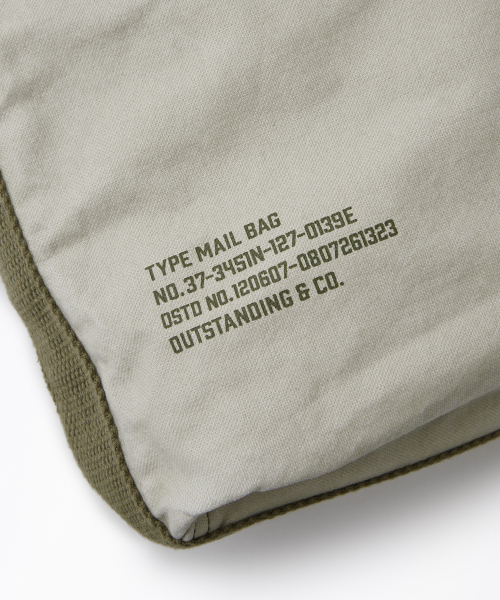 OUTSTANDING(アウトスタンディング)の「MAIL BAG_ECRU(メッセンジャーバッグ・メンズ・その他・FREE)」の5枚目の写真