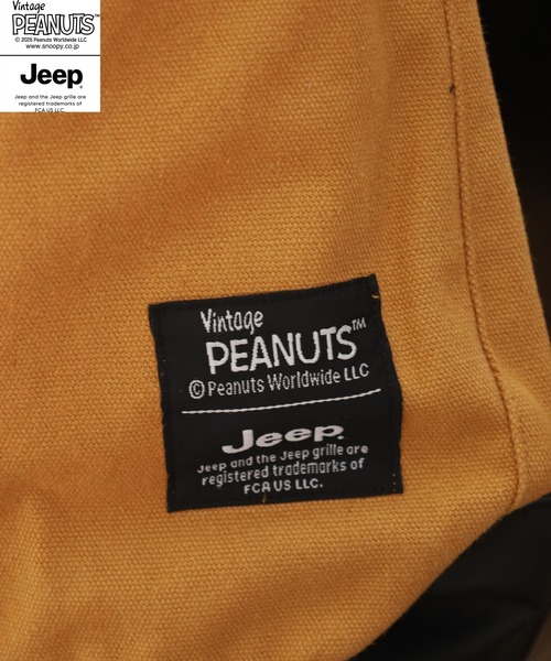 PEANUTS(ピーナッツ)の「PEANUTS×JEEP 大容量トートバッグ(トートバッグ・メンズ・ブラック・FREE)」の7枚目の写真
