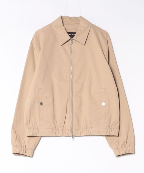 MICHAEL KORS(マイケルコース)の「コットンリネン ジップ ブルゾン(ブルゾン・メンズ・ベージュ系・M/L/XL)」の1枚目の写真