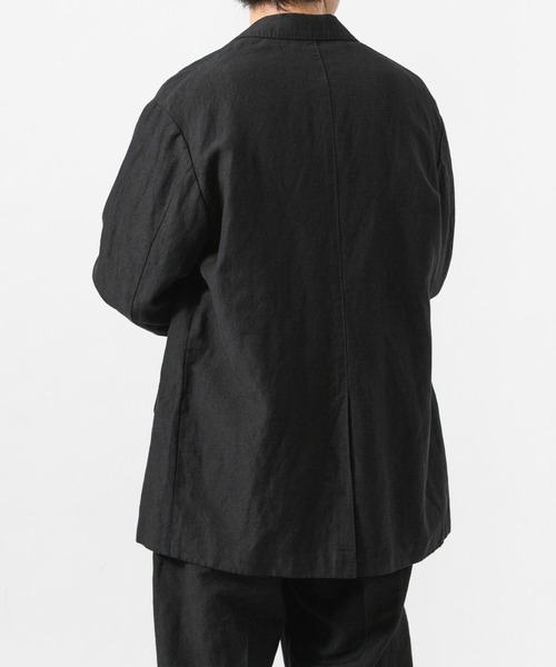 URBAN RESEARCH（アーバンリサーチ）の「new basic　WOOL LINEN SINGLE JACKET（テーラードジャケット・メンズ・ブラック・MEDIUM/LARGE）」の5枚目の写真