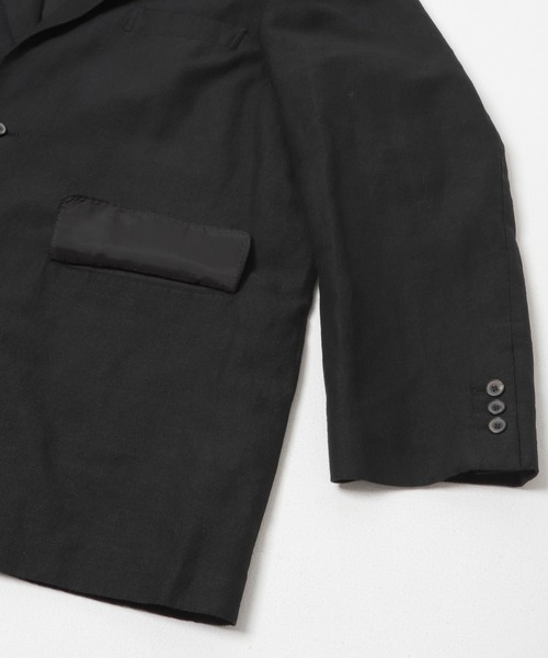 URBAN RESEARCH（アーバンリサーチ）の「new basic　WOOL LINEN SINGLE JACKET（テーラードジャケット・メンズ・ブラック・MEDIUM/LARGE）」の8枚目の写真