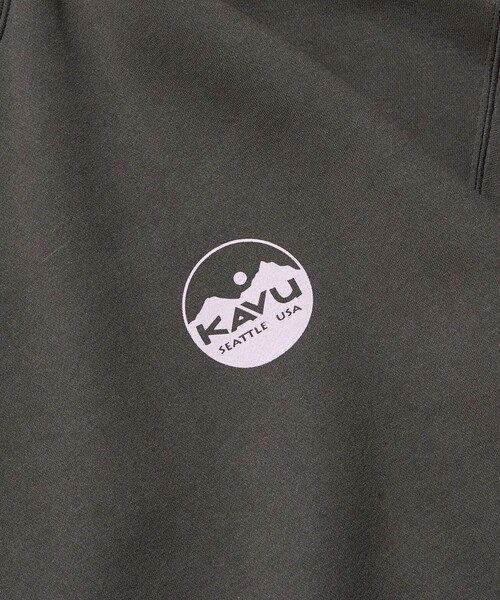 KAVU(カブー)の「KAVU/カブー 限定展開 カブー 別注 サークルロゴスウェット(スウェット・メンズ・ブラウン/グレイッシュベージュ/スミクロ/アッシュグレー・LARGE/SMALL/MEDIUM)」の21枚目の写真