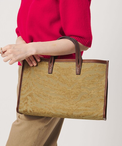 A VACATION(アヴァケーション)の「<A VACATION>BREAD M トートバッグ(トートバッグ・レディース・ブラック/ベージュ/ダークブラウン・FREE)」の1枚目の写真