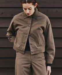 SEAGREEN(シーグリーン) ECO SUEDE TRACKER JACKET エコスエードトラッカージャケット