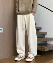 裏起毛ワイドスウェットパンツ