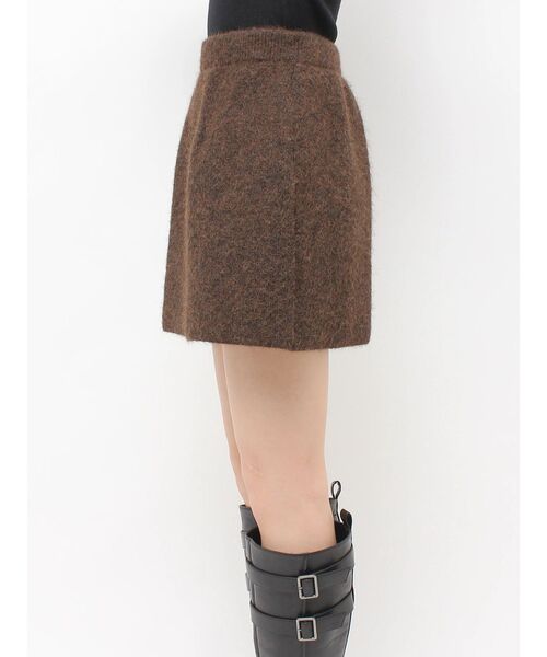 MURUA(ムルーア)の「【セットアップ対応】ニットミニスカート 冬服(スカート・レディース・ブラウン/ブラック・FREE)」の14枚目の写真