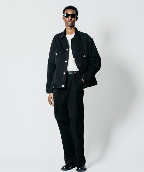 CRIMIE(クライミー)の「STRETCH HEAVY OZ TWILL WIDE LUXURY TROUSERS(チノパンツ・メンズ・ブラック/ホワイト・XXL/XL/L/M/S)」の15枚目の写真