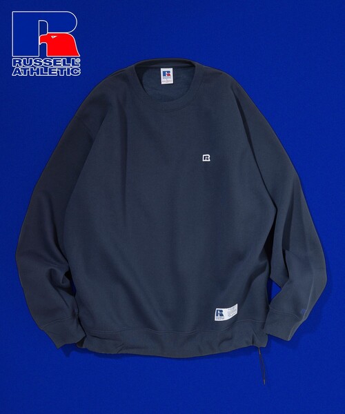 Russell Athletic（ラッセルアスレティック）の「RUSSELL ATHLETIC/ラッセルアスレチック 限定展開 RUSSELL ATHLETIC × FREAK'S STORE / 別注 RS OP スピンドル スウェット（スウェット・メンズ・ブラック/スミクロ/アッシュグレー/ネイビー・MEDIUM/LARGE/SMALL）」の4枚目の写真