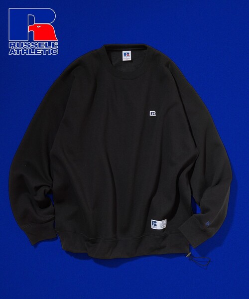 Russell Athletic（ラッセルアスレティック）の「RUSSELL ATHLETIC/ラッセルアスレチック 限定展開 RUSSELL ATHLETIC × FREAK'S STORE / 別注 RS OP スピンドル スウェット（スウェット・メンズ・ブラック/スミクロ/アッシュグレー/ネイビー・MEDIUM/LARGE/SMALL）」の2枚目の写真