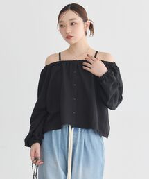 マルチウェイギャザーブラウス