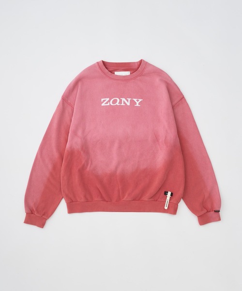 ADAM PATEK(アダムパテック)の「【ADAMPATECK/アダムパテック】zaNY sweatshirt(スウェット・メンズ・ブラック/レッド・2/1)」の2枚目の写真
