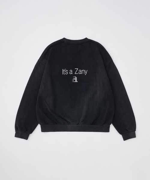 ADAM PATEK(アダムパテック)の「【ADAMPATECK/アダムパテック】zaNY sweatshirt(スウェット・メンズ・ブラック/レッド・2/1)」の6枚目の写真
