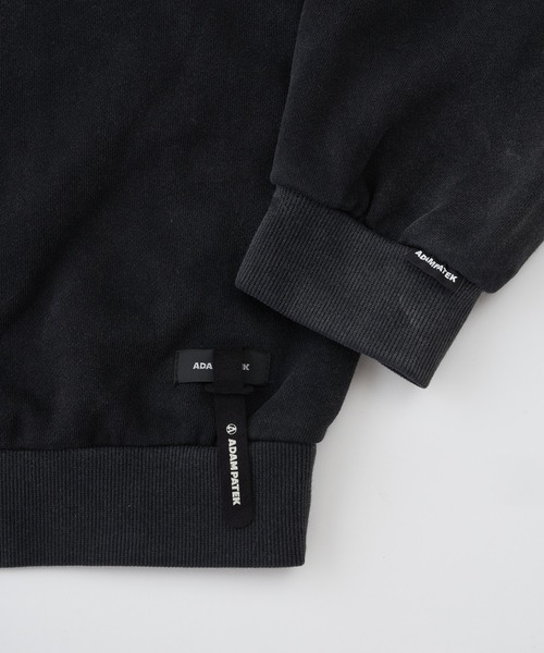 ADAM PATEK(アダムパテック)の「【ADAMPATECK/アダムパテック】zaNY sweatshirt(スウェット・メンズ・ブラック/レッド・2/1)」の4枚目の写真