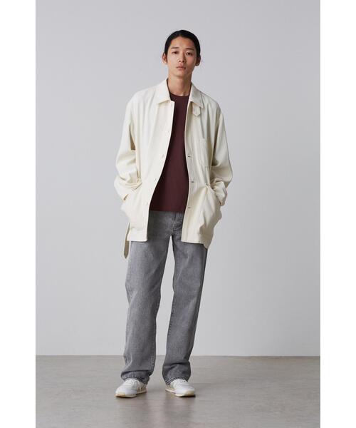 YLEVE（イレーヴ）の「YLEVE / VISCOSE COTTON COVERALL JACKET（ブルゾン・メンズ・ホワイト・4）」の2枚目の写真