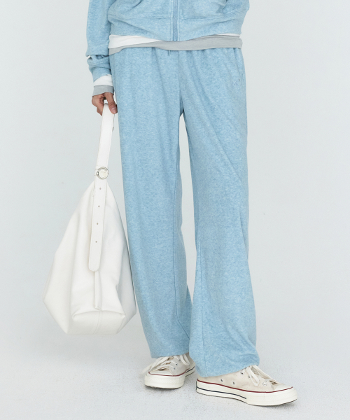 MONGDOL(モンドル)の「ソフトエッセンシャルバンディングジョガーパンツ ブルー MDPT090BLUE(スウェットパンツ・レディース・その他・F)」の5枚目の写真