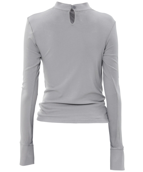 FLAREUP(フレアアップ)の「ドレープモックネック長袖 (FL-182_Gray)(Tシャツ/カットソー・レディース・グレー・OS)」の10枚目の写真