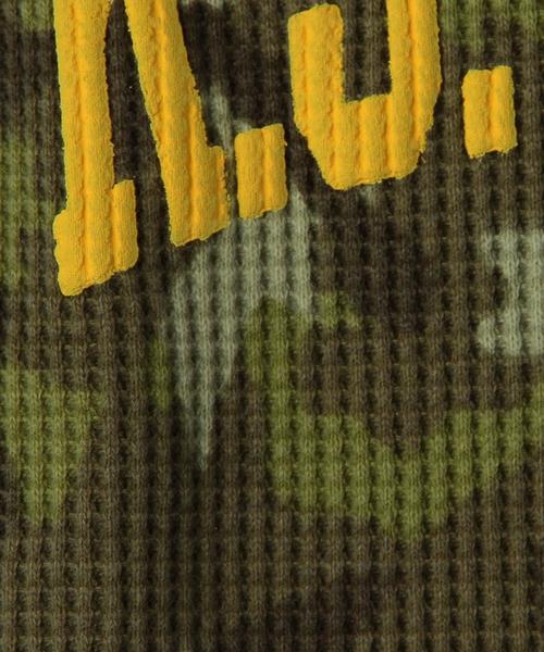green label relaxing(グリーンレーベルリラクシング)の「別注【Good Rock Speed(グッドロックスピード)】 ワッフルプリント Tシャツ◆(Tシャツ/カットソー・キッズ・グレー/ダークグリーン・115cm/125cm/135cm/105cm/95cm)」の9枚目の写真