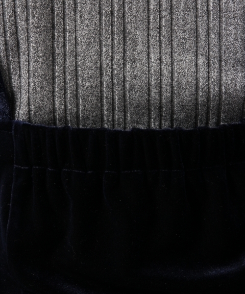 HARE(ハレ)の「2ピースベロアキャミリブカットソー(HARE)(キャミソール・レディース・ブラウン/ネイビー・FREE)」の14枚目の写真